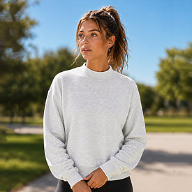 LADIES DREAM FLEECE MOCK NECK