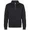HEAVYWEIGHT FLEECE 1/4 ZIP BLACK