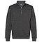 HEAVYWEIGHT FLEECE 1/4 ZIP CHARCOAL HEATHER