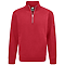 BTB FLEECE 1/4 ZIP CARDINAL