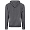 BTB FLEECE FULL ZIP HOOD CHARCOAL HEATHER