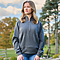 LADIES ELECTRIC FLCE 1/4 ZIP ELECTRIC ONYX
