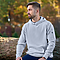 MAVERICK PULLOVER HOOD ICE GREY