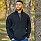 PEBBLE FLEECE 1/4 ZIP BLACK