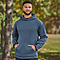 PEBBLE FLEECE HOOD BALTIC