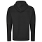 PEBBLE FLEECE HOOD BLACK
