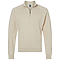 TRIBLEND FLEECE 1/4 ZIP OATMEAL TRIBLEND