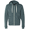 TRI-BLEND FULL ZIP FLEECE HOOD NAVY TRIBLEND
