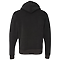 TRI-BLEND FULL ZIP FLEECE HOOD BLACK SOLID