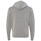 TRI-BLEND FULL ZIP FLEECE HOOD GREY TRIBLEND