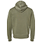 TRI-BLEND FULL ZIP FLEECE HOOD OLIVE TRIBLEND