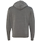 TRI-BLEND FULL ZIP FLEECE HOOD SMOKE TRIBLEND