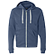 TRIBLEND FLEECE FULL ZIP HOOD TRUE NAVY TRIBLEND